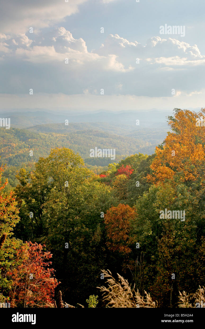 Fall color in Highland North Carolina Stock Photo Alamy