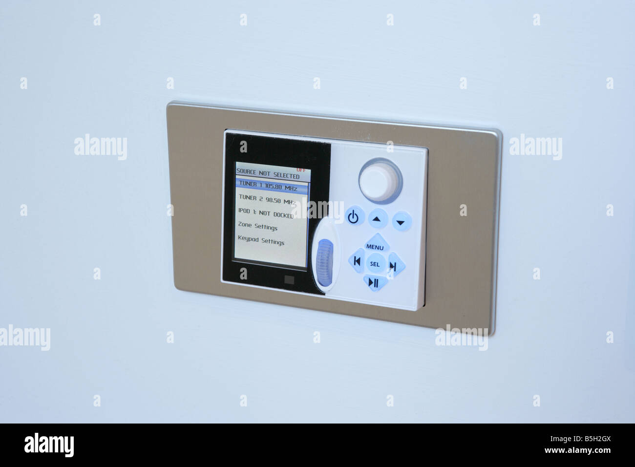 wall music controller Stock Photo