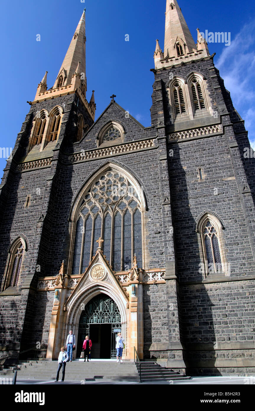 st. patricks cathedral melbourne, victoria, Australia Stock Photo