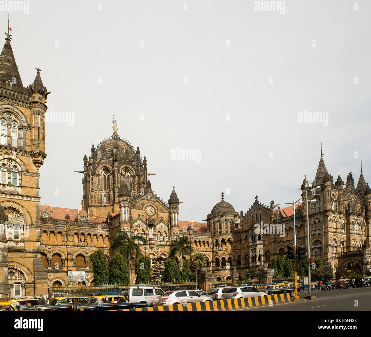 Victoria Terminus Railway Station Bombay India. Now Chhatrapati Shivaji Terminus Stock Photo