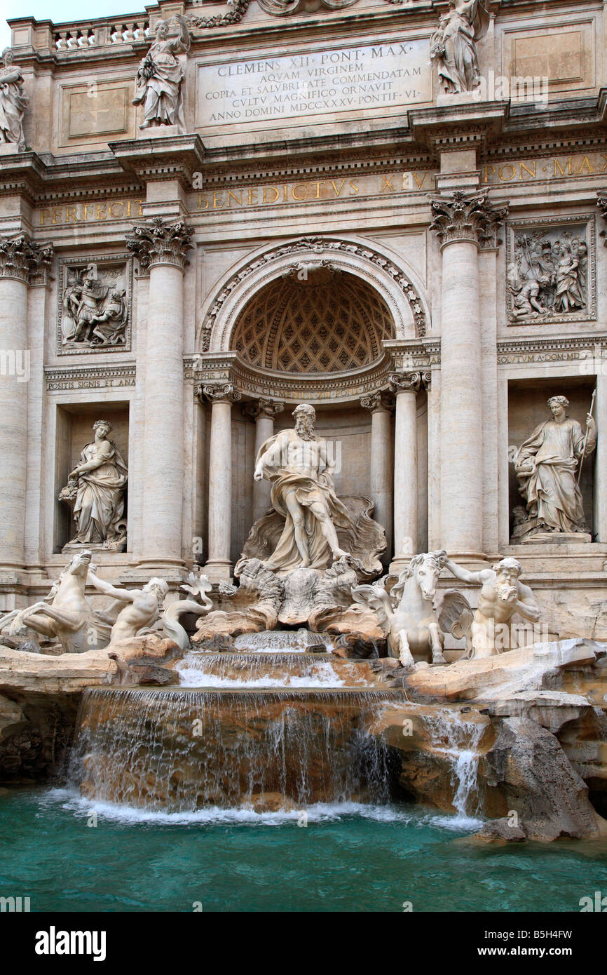 Trevi Fountain in the Piazza di Trevi Rome Italy Stock Photo Alamy