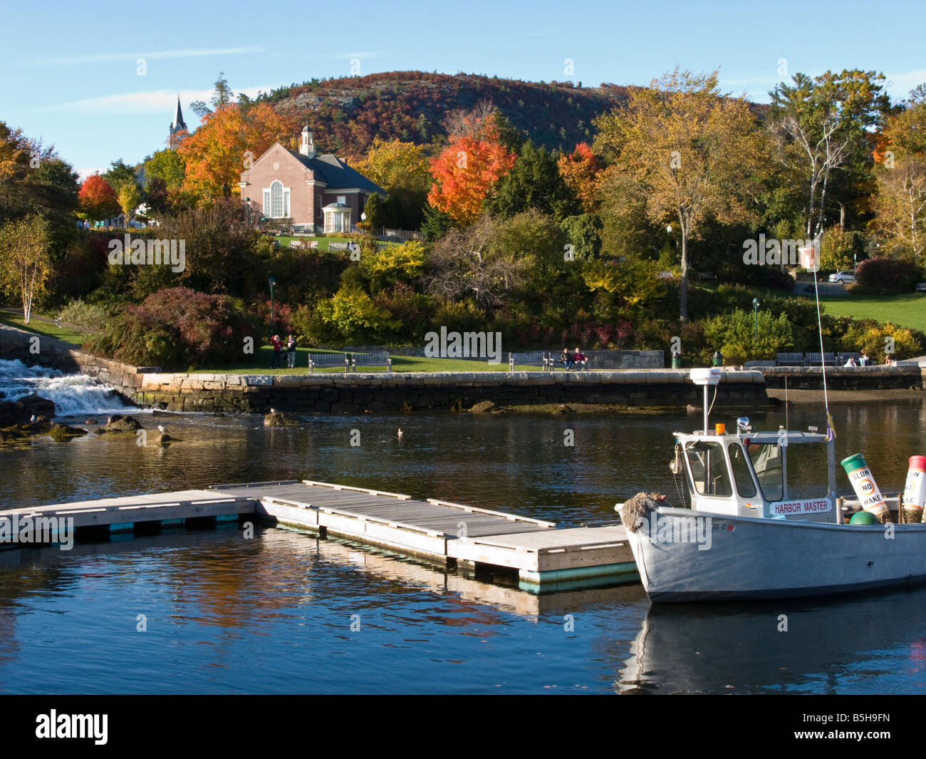 Camden Maine Public Library Stock Photo Alamy