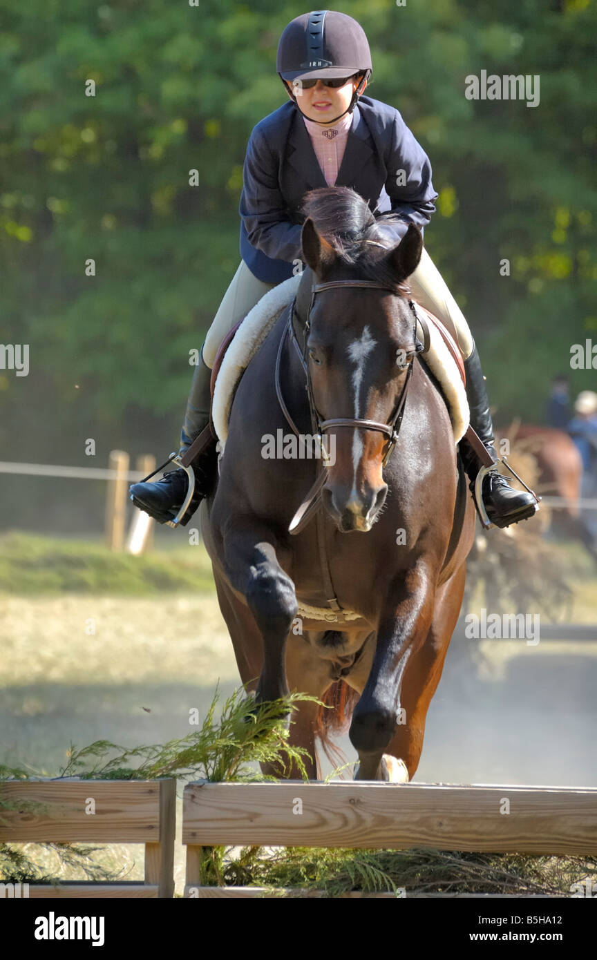 Annual Hunter Trials of The Camargo Hunt in Indian Hill Ohio USA Stock