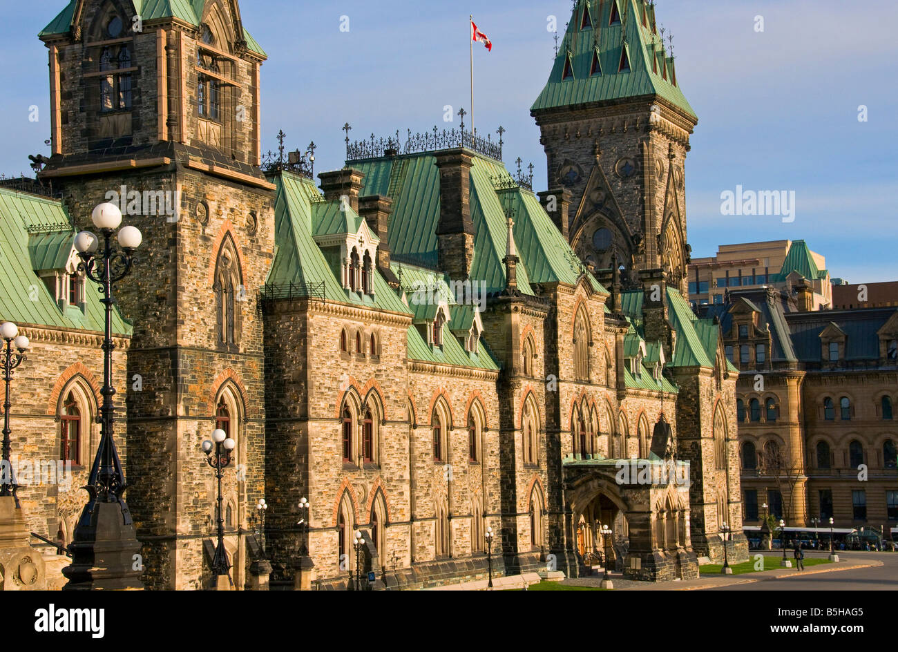 The Canadian Parliament Ottawa Canada Stock Photo