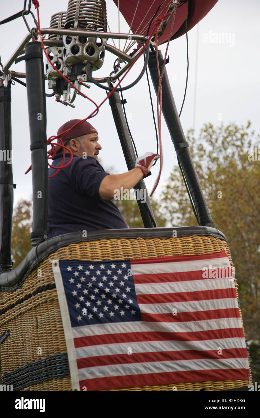 BB&T hot air balloon pilot at the 2008 Shenandoah Valley Hot Air