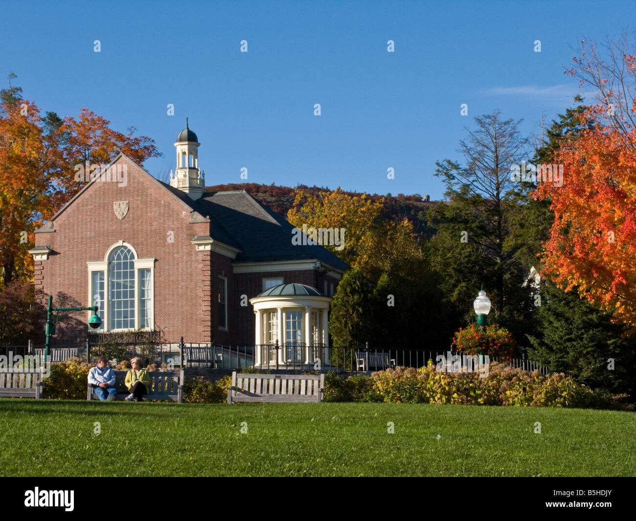 Camden Maine Public Library Stock Photo Alamy