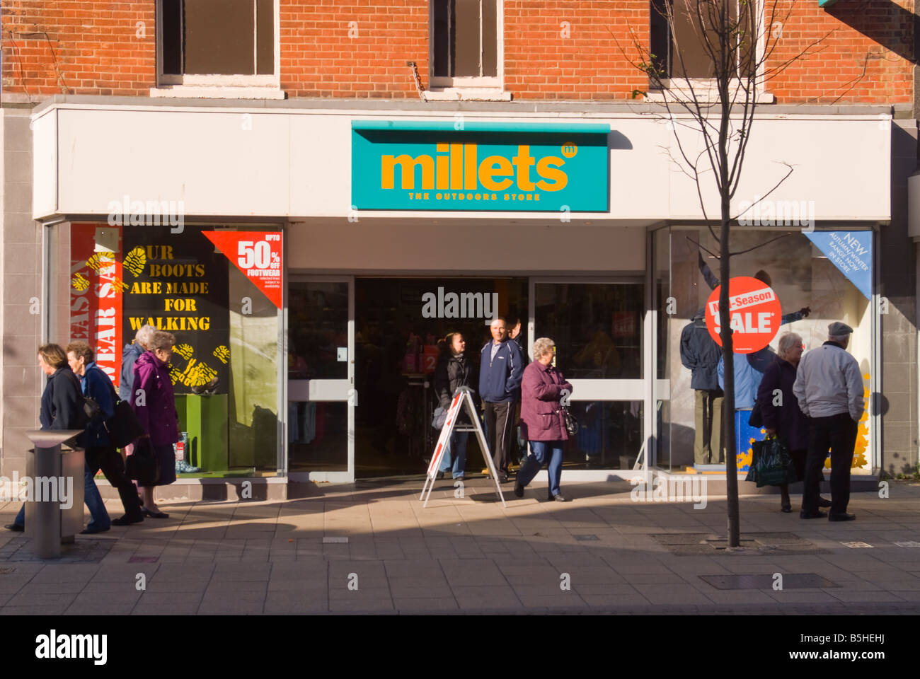 Millets outdoor store in lowestoft hires stock photography and images