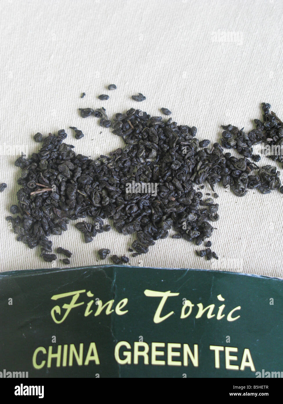 Chinese Green Tea Leaves Stock Photo Alamy