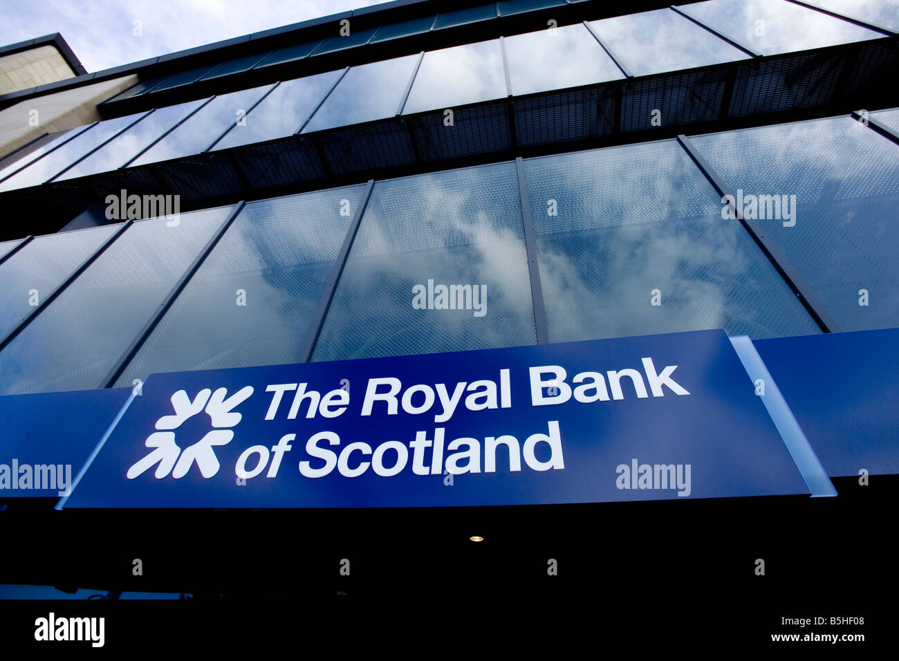 royal bank of scotland signage exterior Stock Photo Alamy