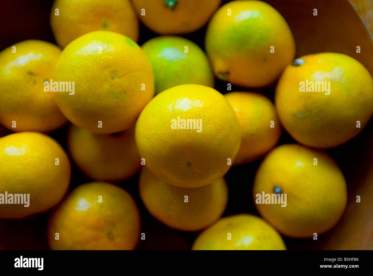 satsumas in a bowl Stock Photo Alamy