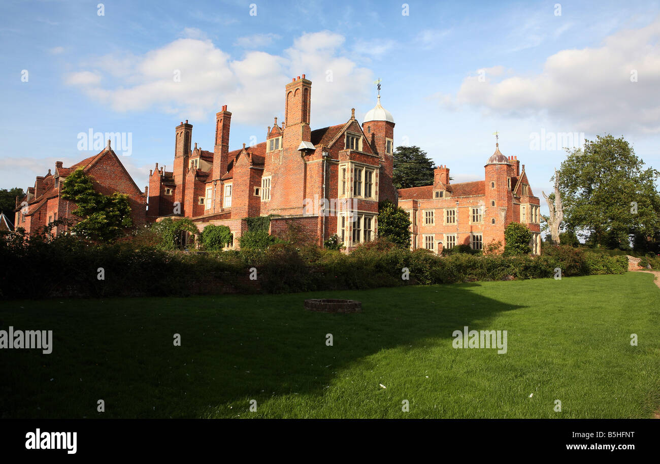 Kentwell Hall House and Gardens in Long Melford Suffolk Stock Photo
