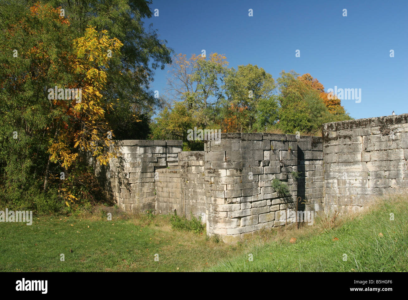 Lockington Locks State Memorial Lockington Ohio A portion of the historic Miami and Erie Canal