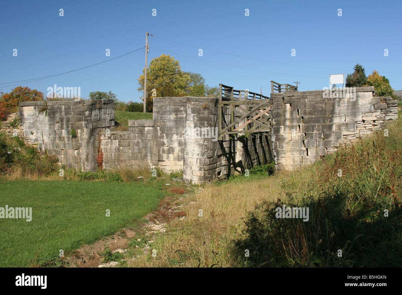Lockington Locks State Memorial Lockington Ohio A portion of the historic Miami and Erie Canal