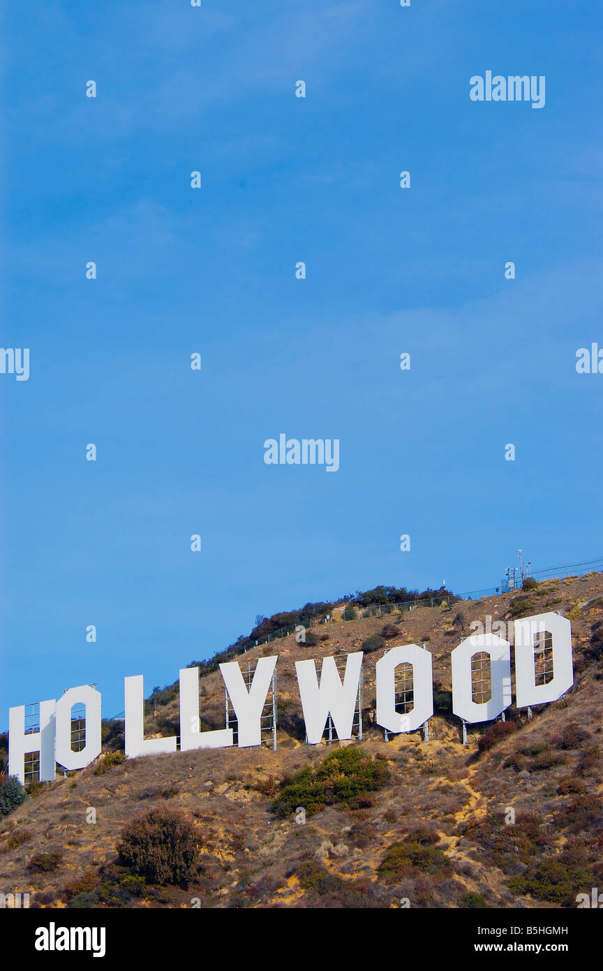 the hollywood sign Stock Photo Alamy