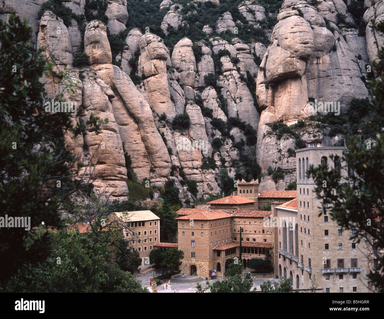 Monastery of Montserrat, Catalonia, Spain Stock Photo
