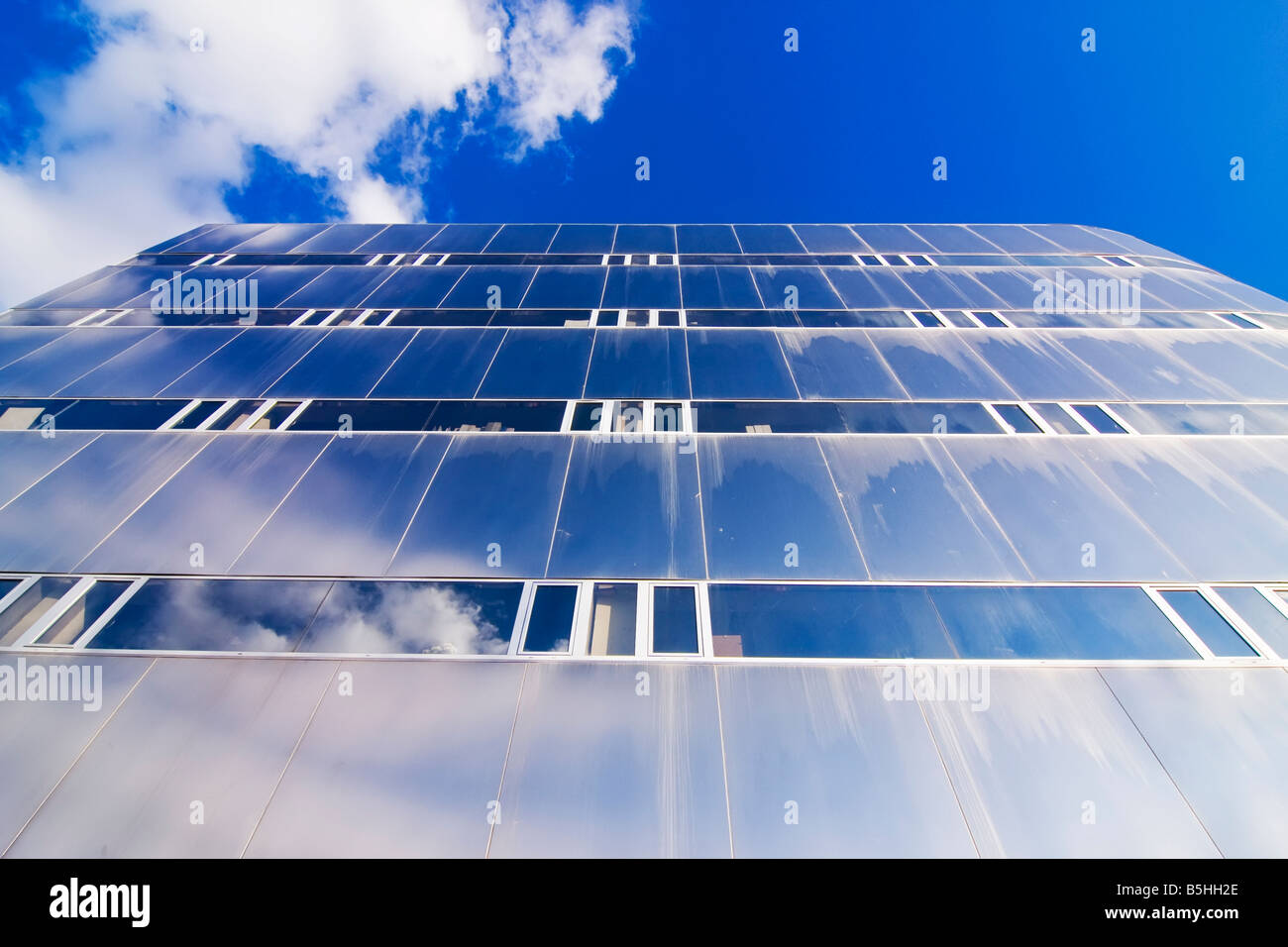 Office building from below Stock Photo - Alamy