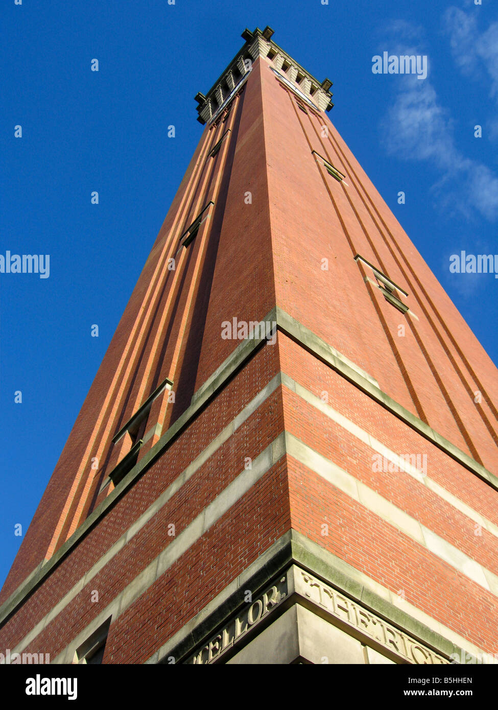 Joseph Chamberlain Memorial Clock Tower Old Joe University of Birmingham UK Stock Photo