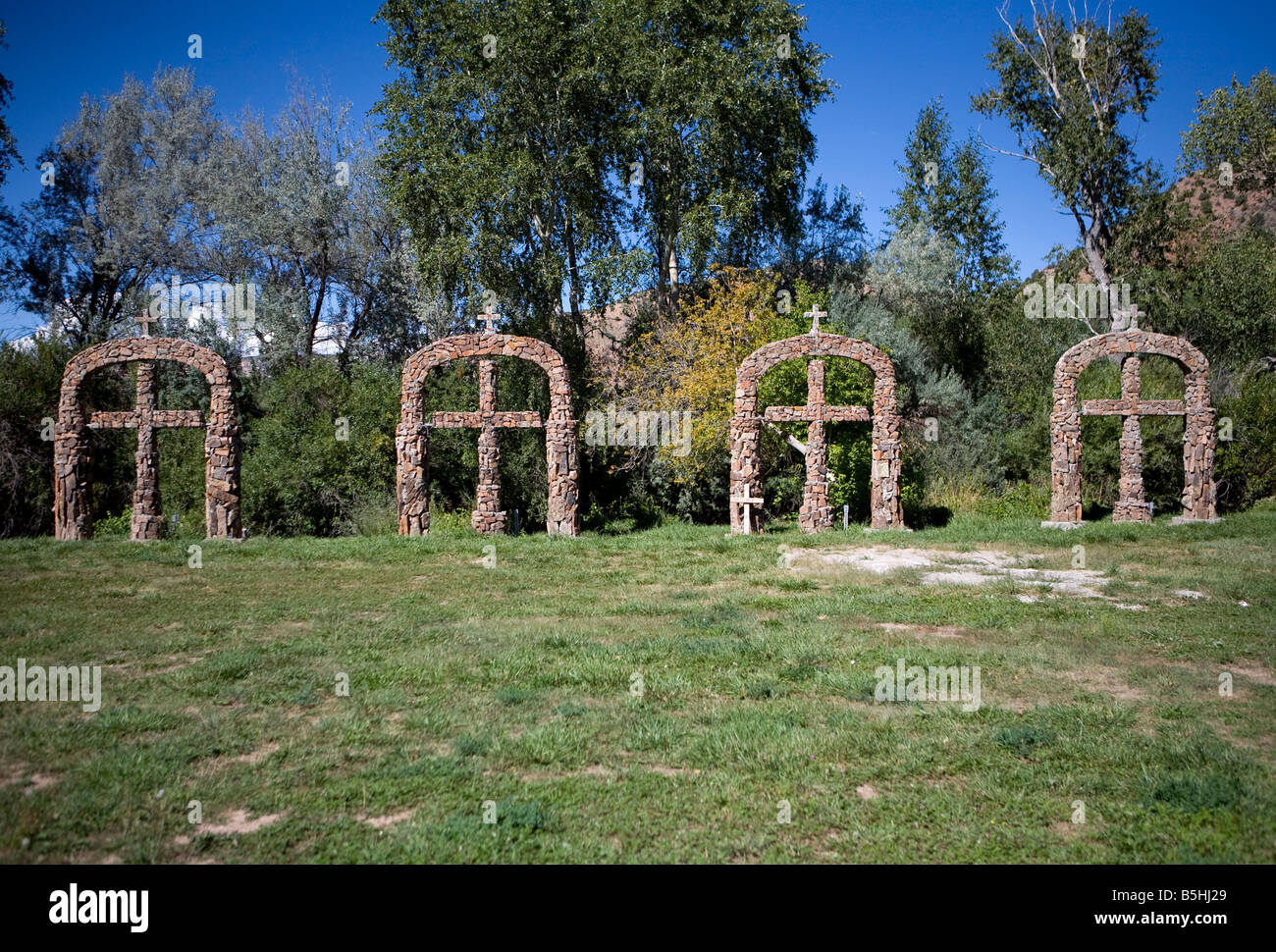 The El Santuario de Chimayo located in New Mexico Stock Photo Alamy