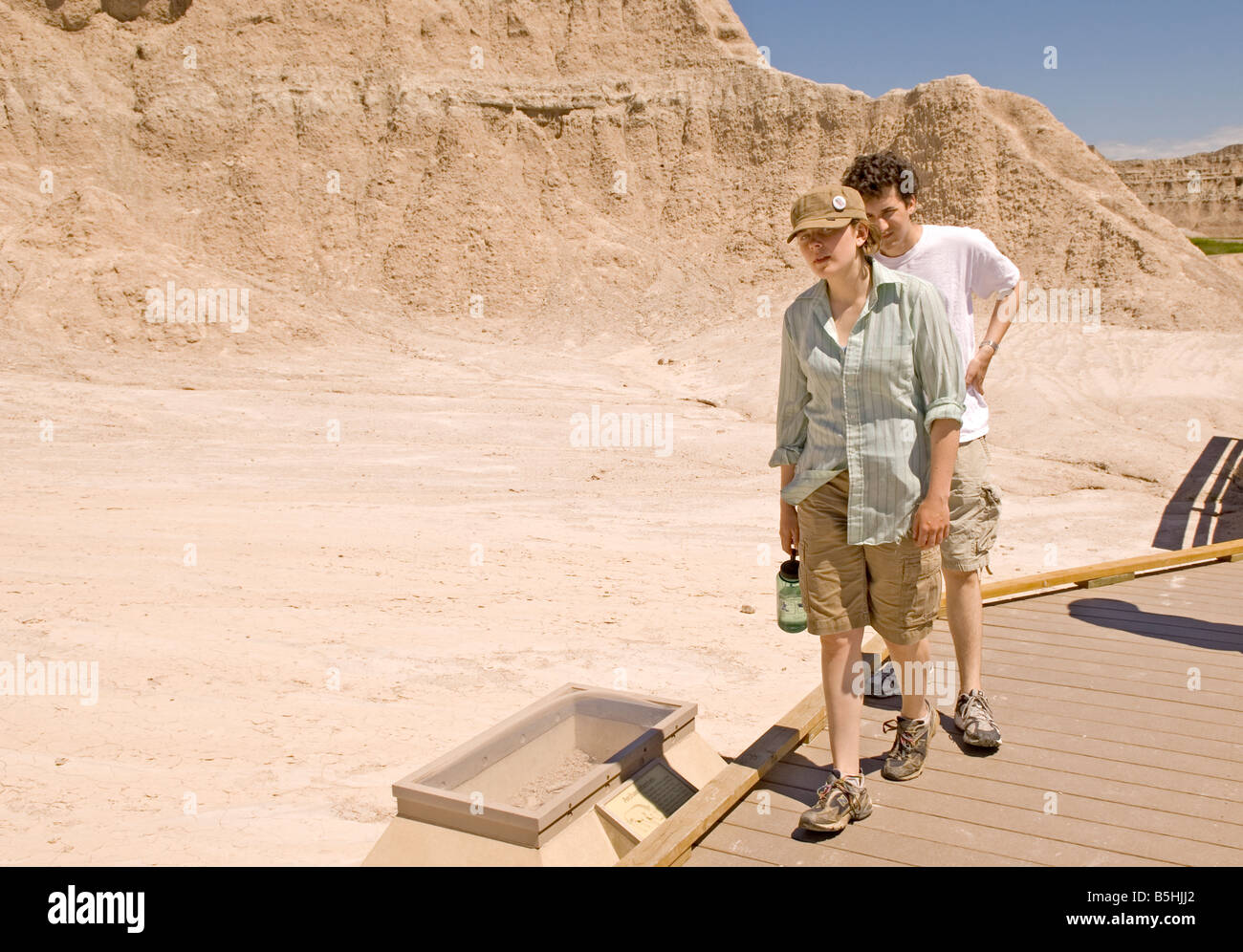 Badlands National Park Interior South Dakota Usa Stock Photo
