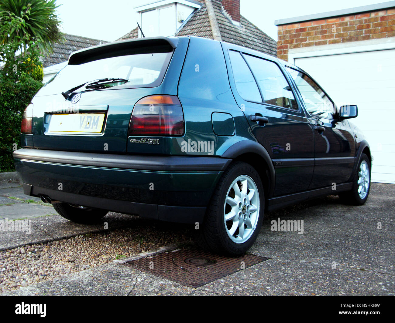 The Mk3 GTi, built to last, pocket rocket, solid motoring, enthusiasts, boy  racer, two-bar grille, black wheel arches, bumper extension, hot hatch  Stock Photo - Alamy