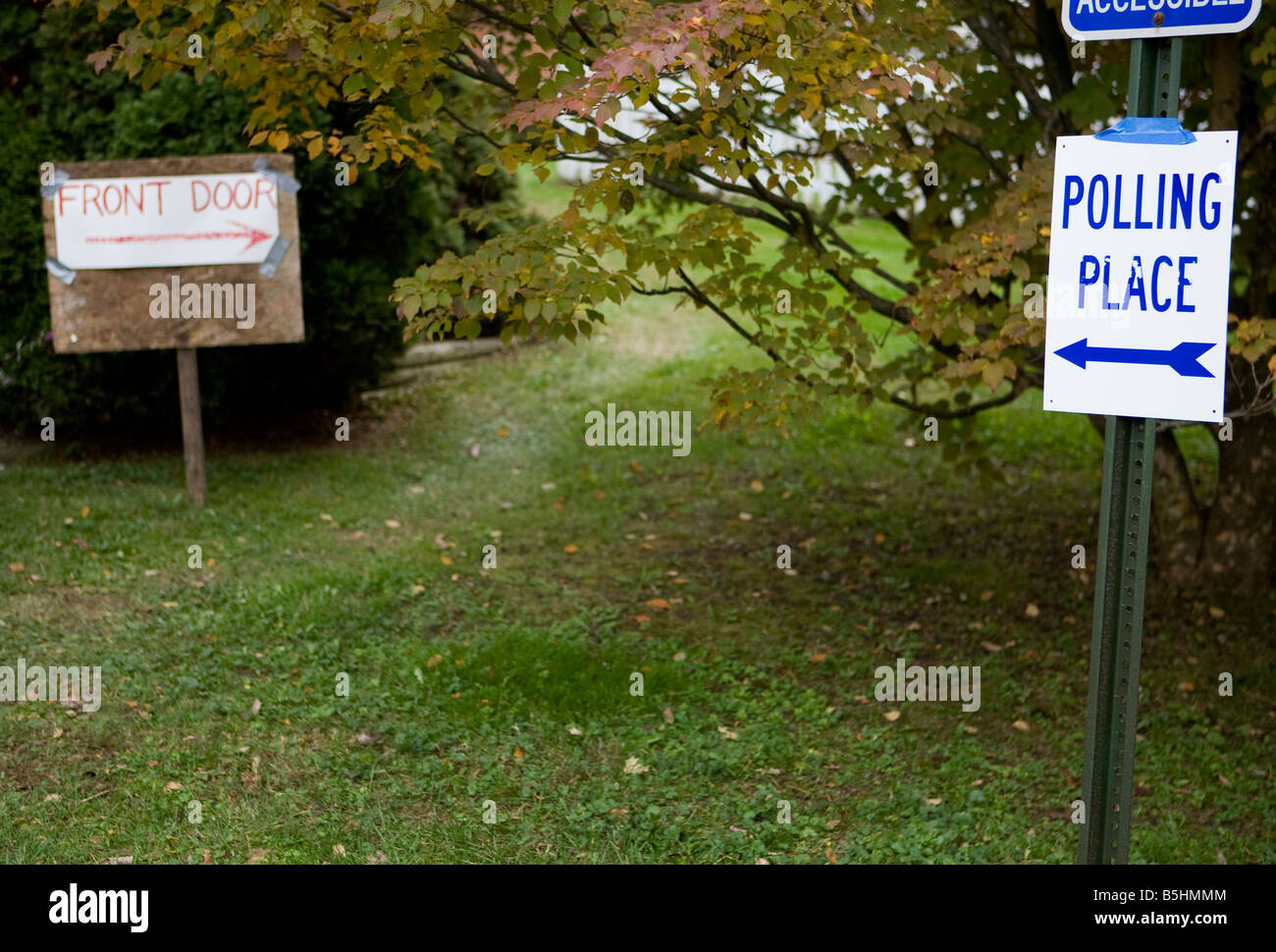4 November 2008 Great Falls Virginia Virginia residents turn out to vote in the 2008 elections Stock Photo