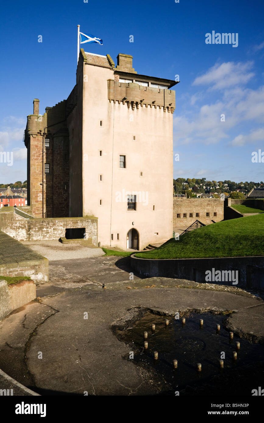 Broughty Ferry Castle, Broughty Ferry, Dundee, Scotland. Stock Photo