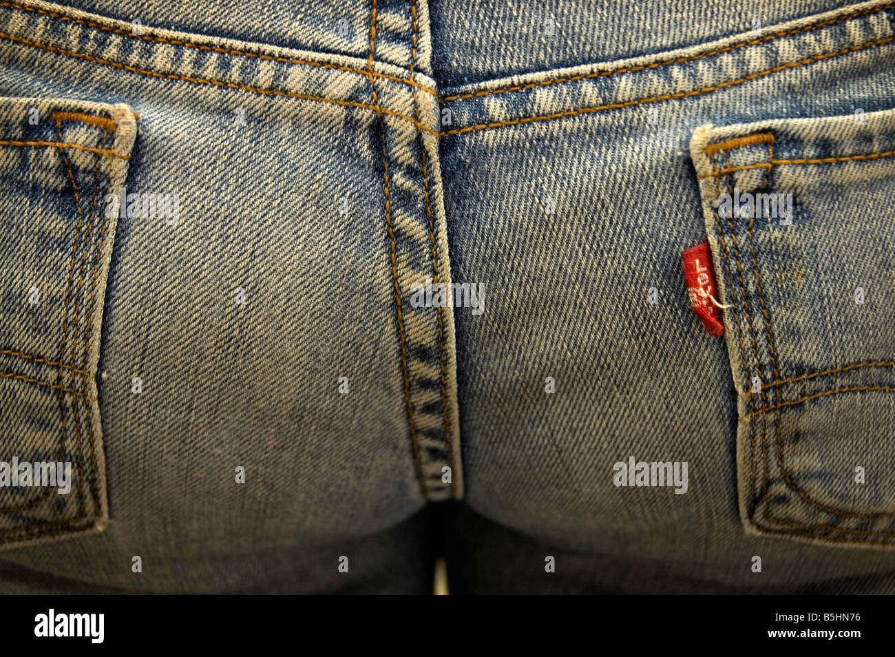 Skin tight levi jeans, Bangkok, Thailand Stock Photo - Alamy