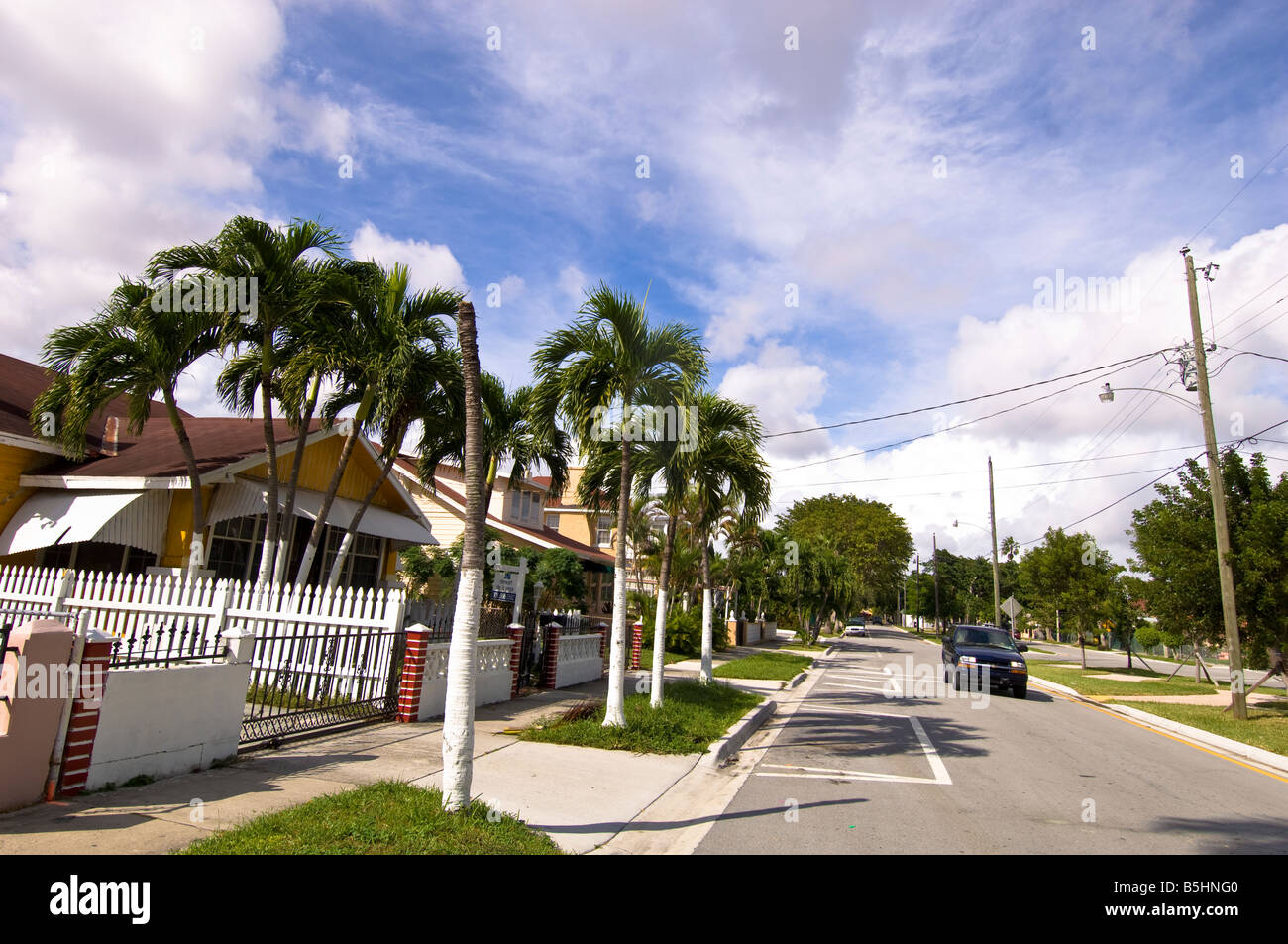 United States Of America Florida Miami district of Little Havana Cuban Memorial Boulevard Stock Photo