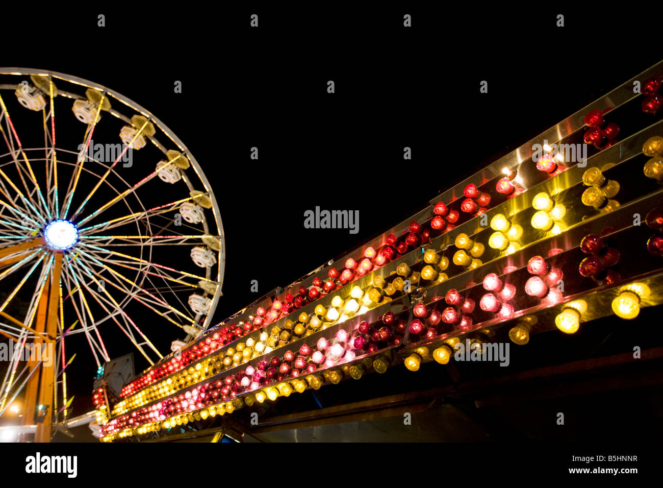 Night at State Fair Stock Photo Alamy