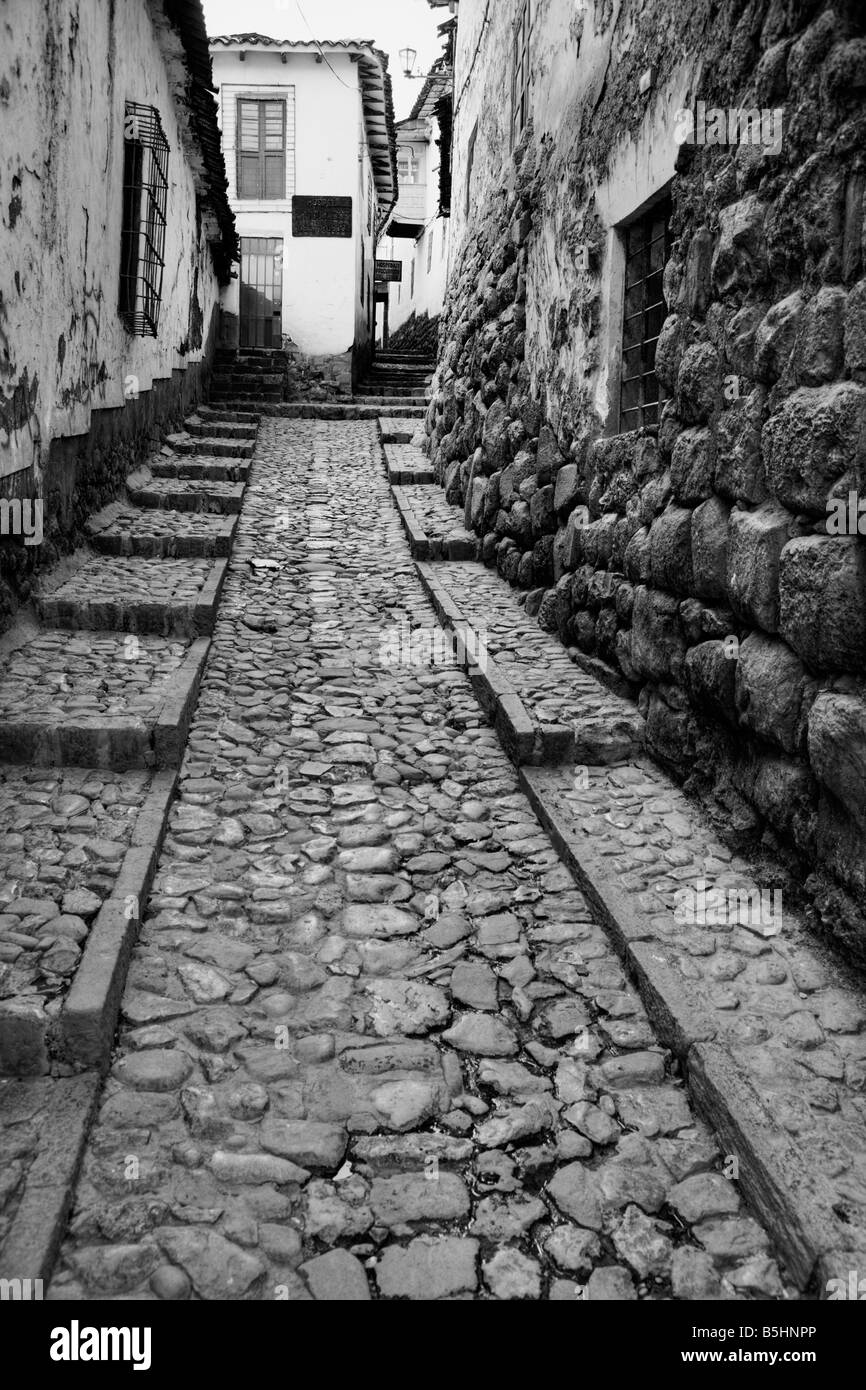 Old narrow street Stock Photo
