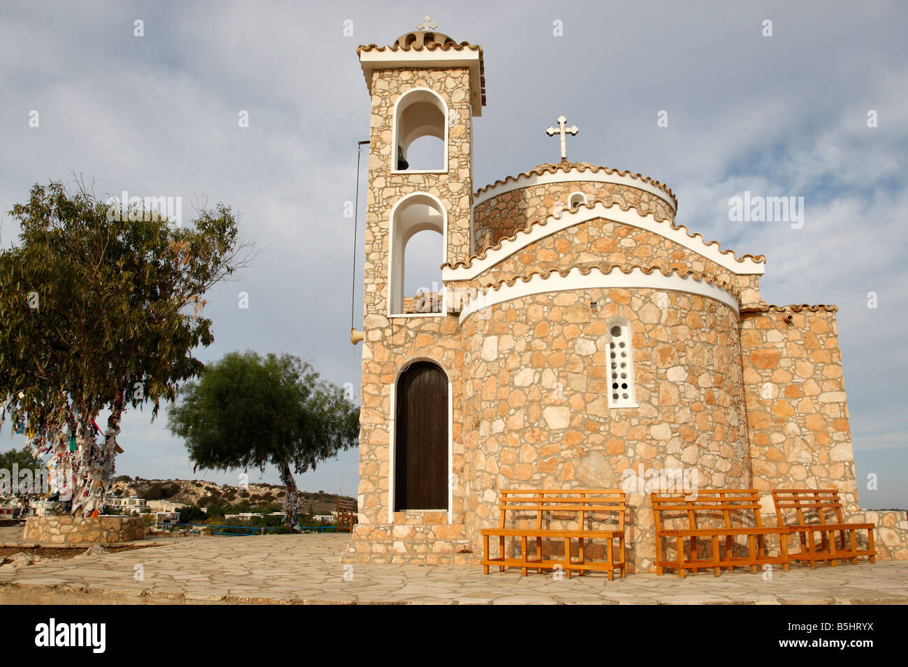 church of the prophet ayios elias built in 1984 protaras cyprus