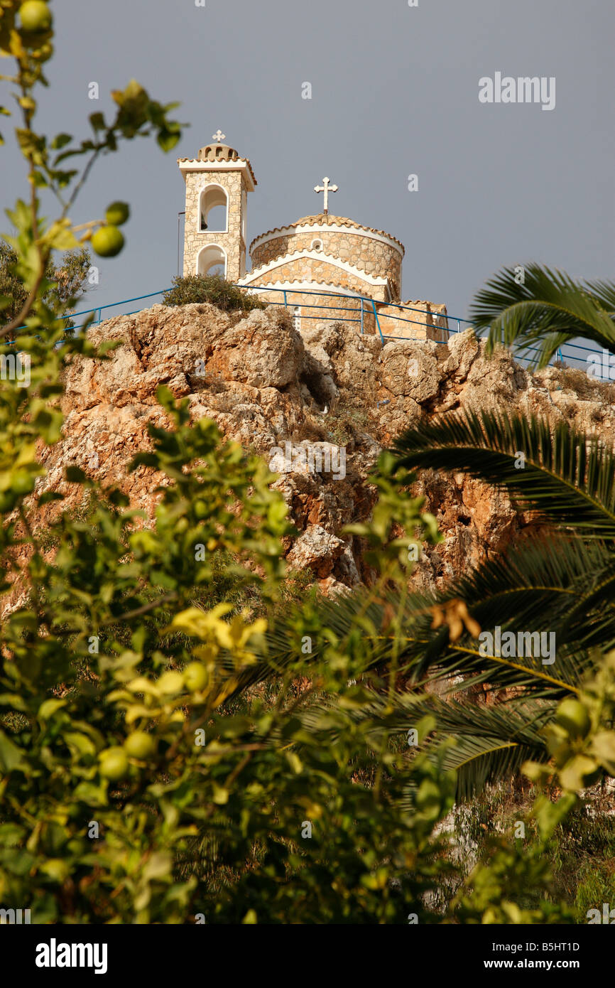 church of the prophet ayios elias built in 1984 protaras cyprus