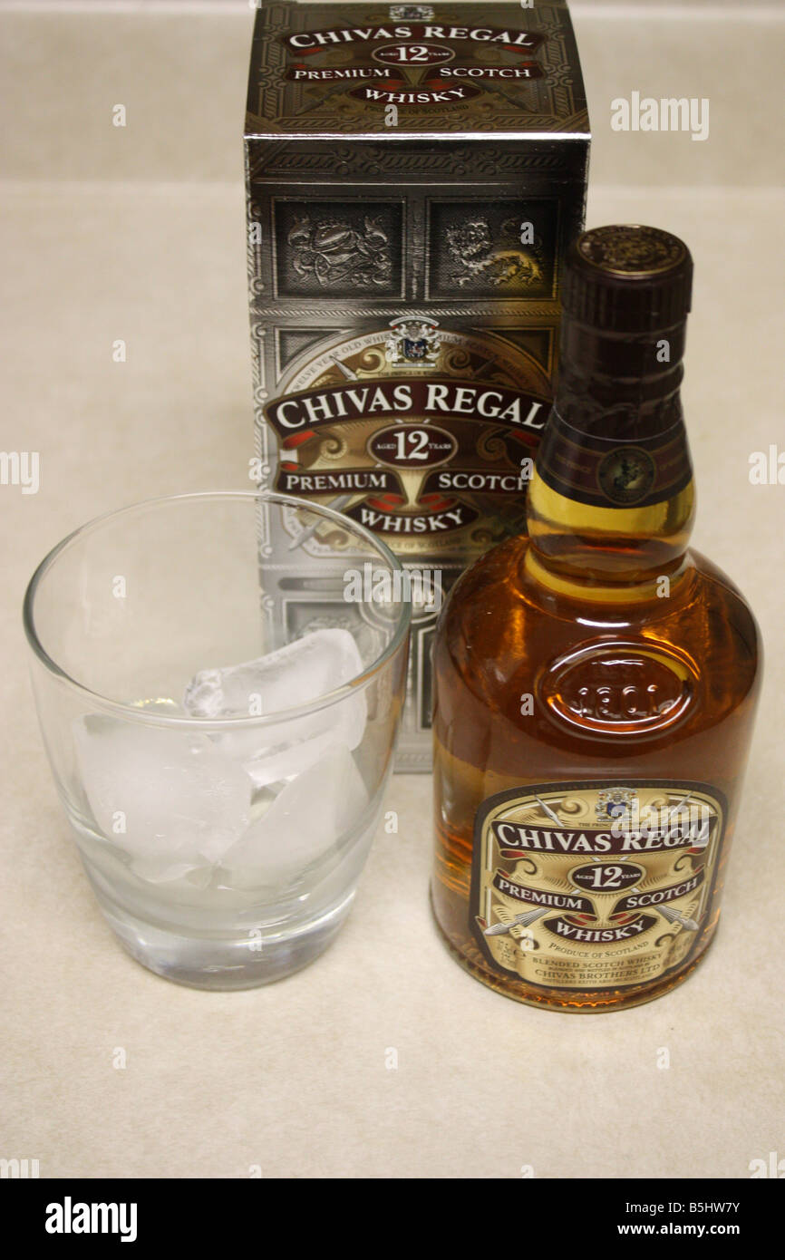 Scotch Whisky- Chivas Regal Stock Photo