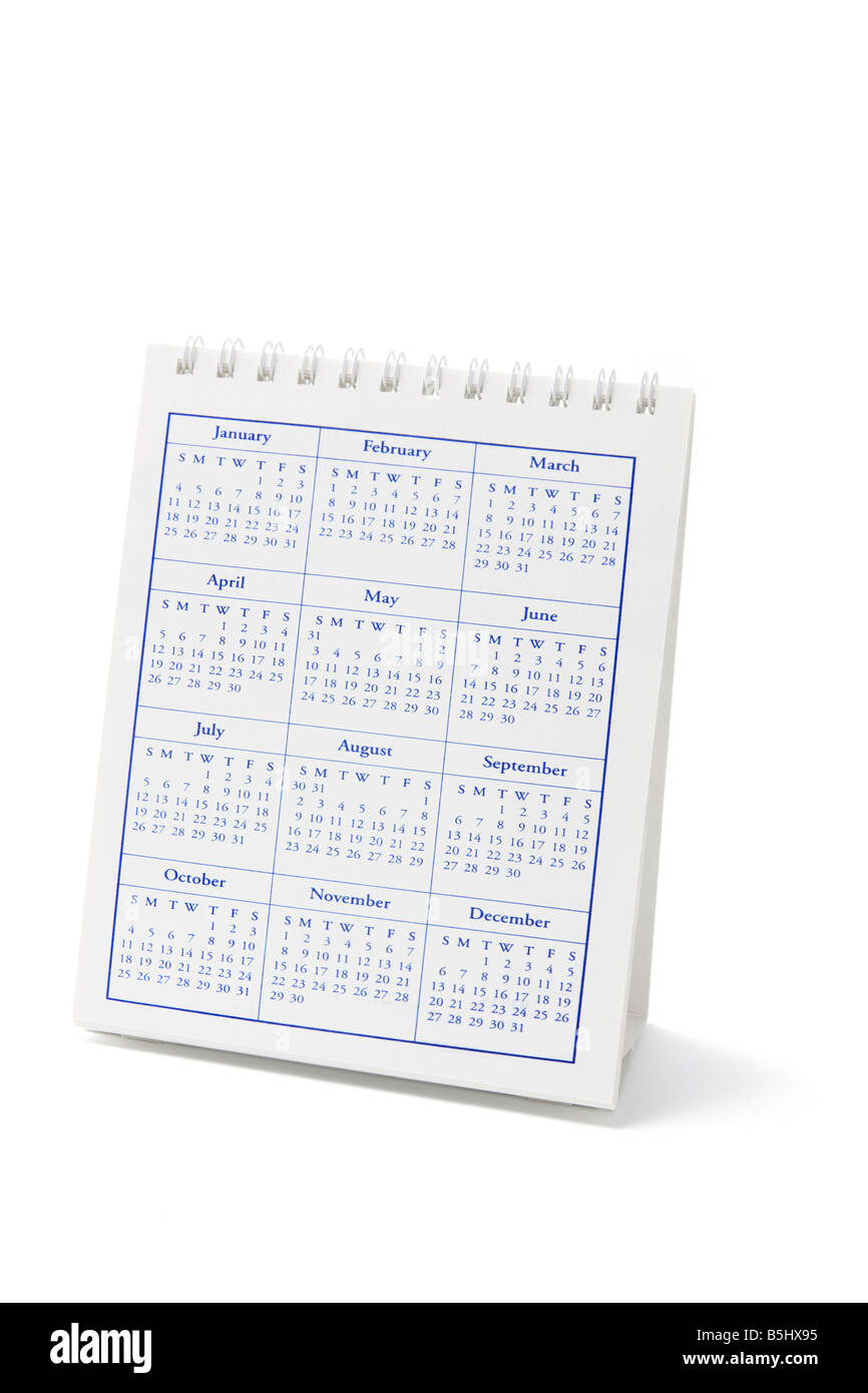Year planner hi-res stock photography and images - Alamy