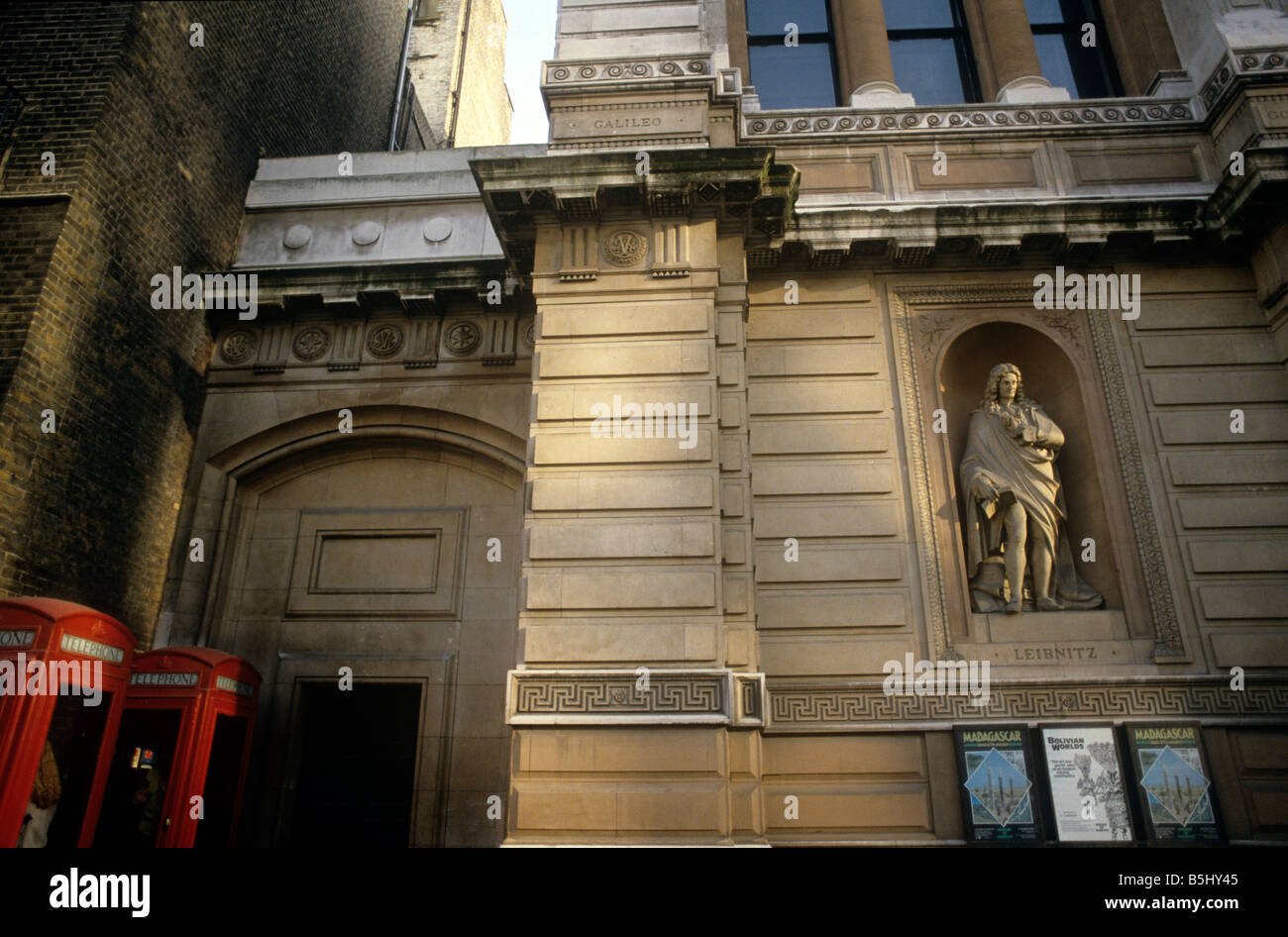 UK England London Museum of Mankind K6 Phone Boxes Stock Photo