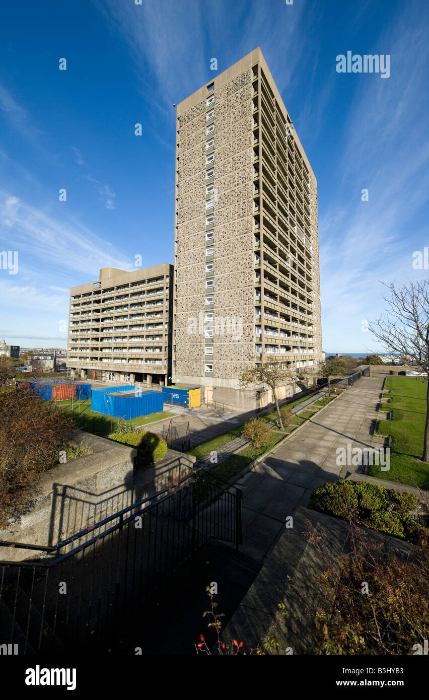 Marischal Court Block of flats, Aberdeen Stock Photo