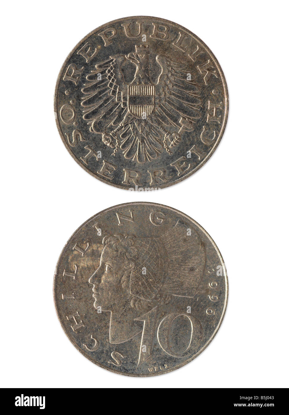 10 Austrian Schilling Stock Photo Alamy