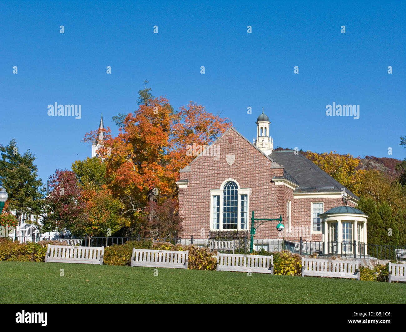 Camden Maine Public Library Stock Photo Alamy