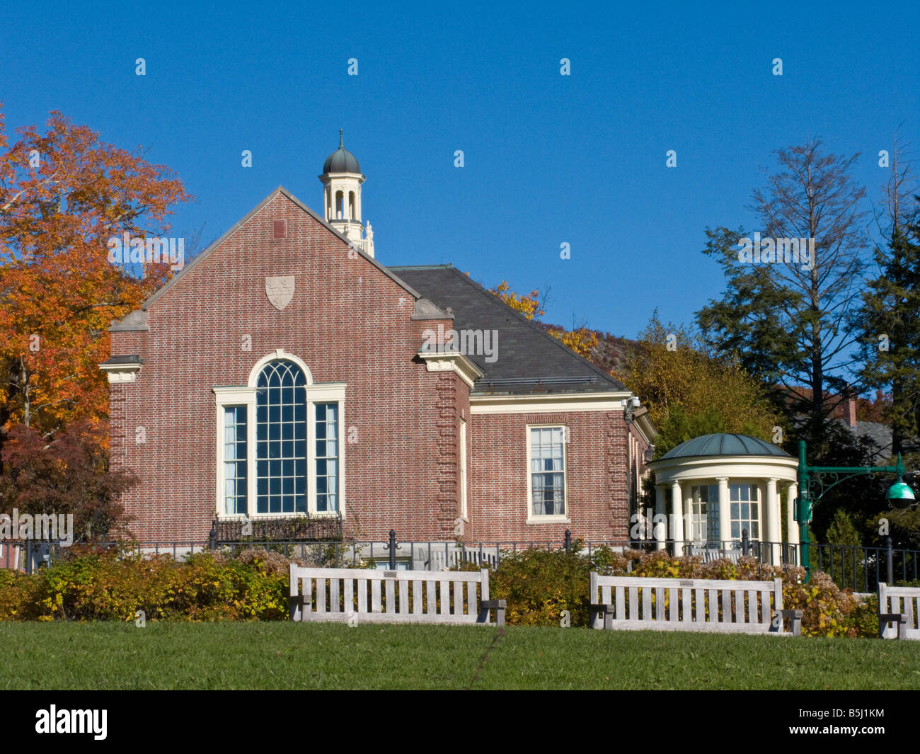 Camden Maine Public Library Stock Photo Alamy