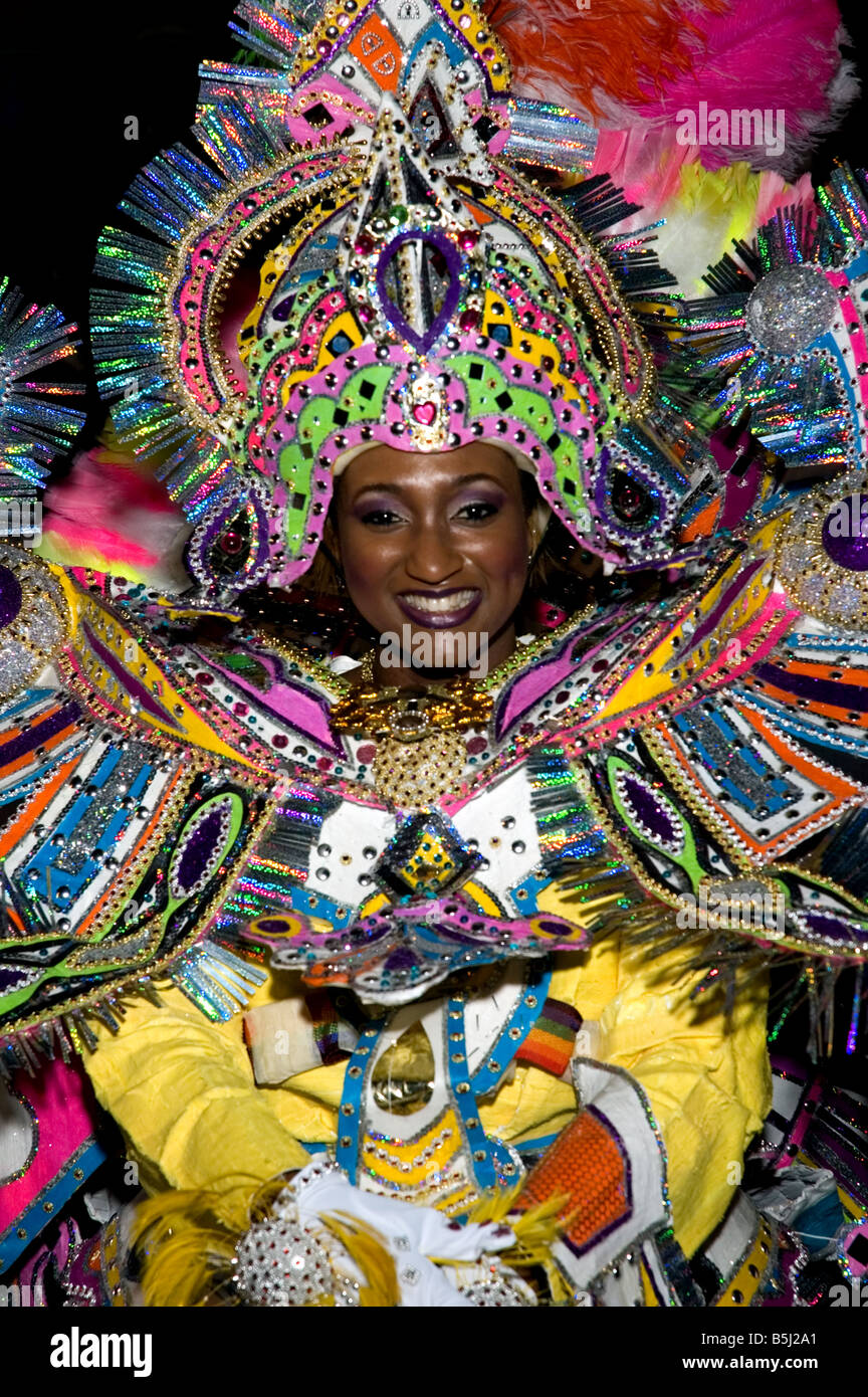 Female, Junkanoo Dancer, Junkanoo, Boxing Day Parade, Nassau, Bahamas