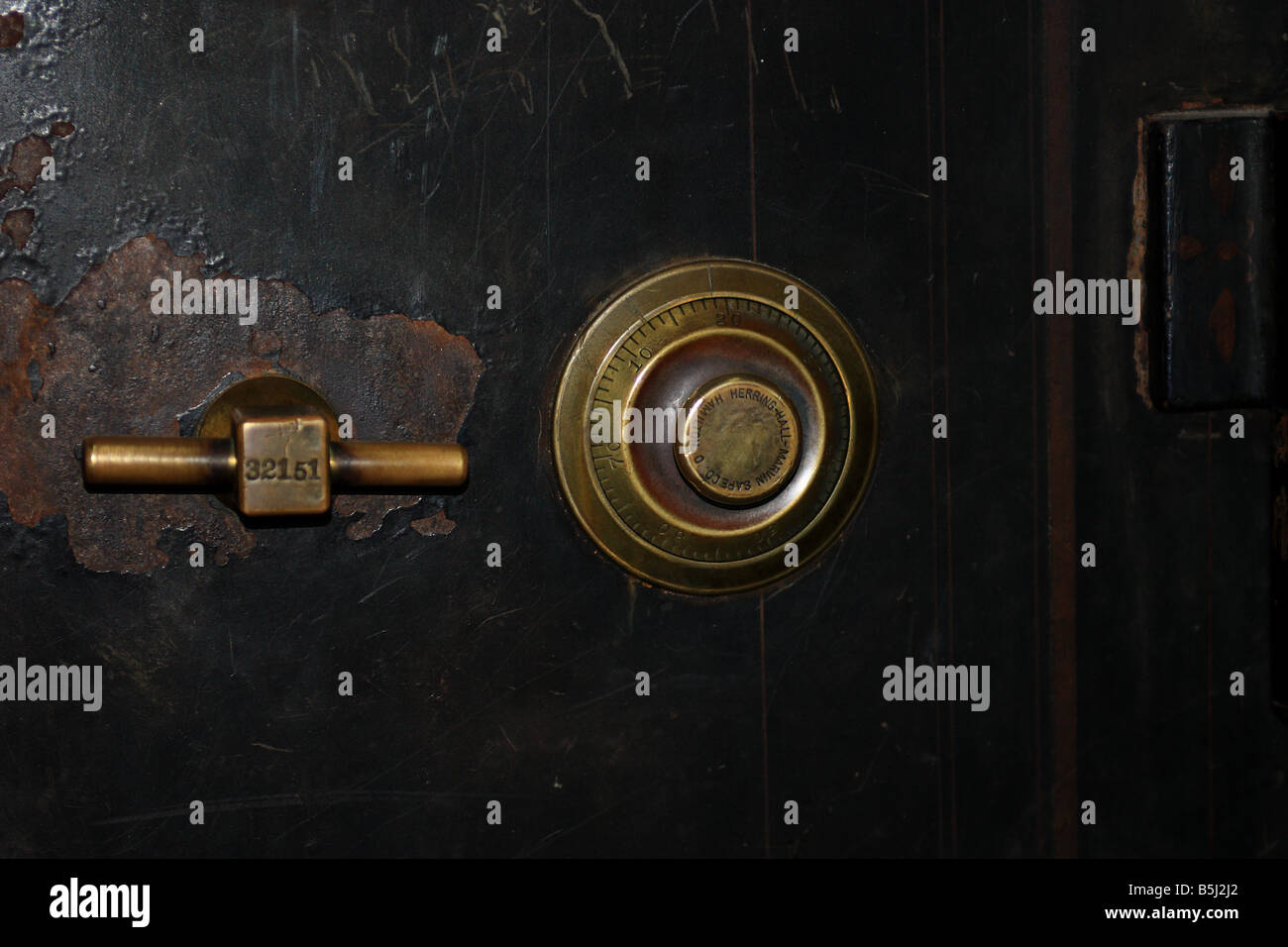 Antique (Large) Safe Door Stock Photo Alamy