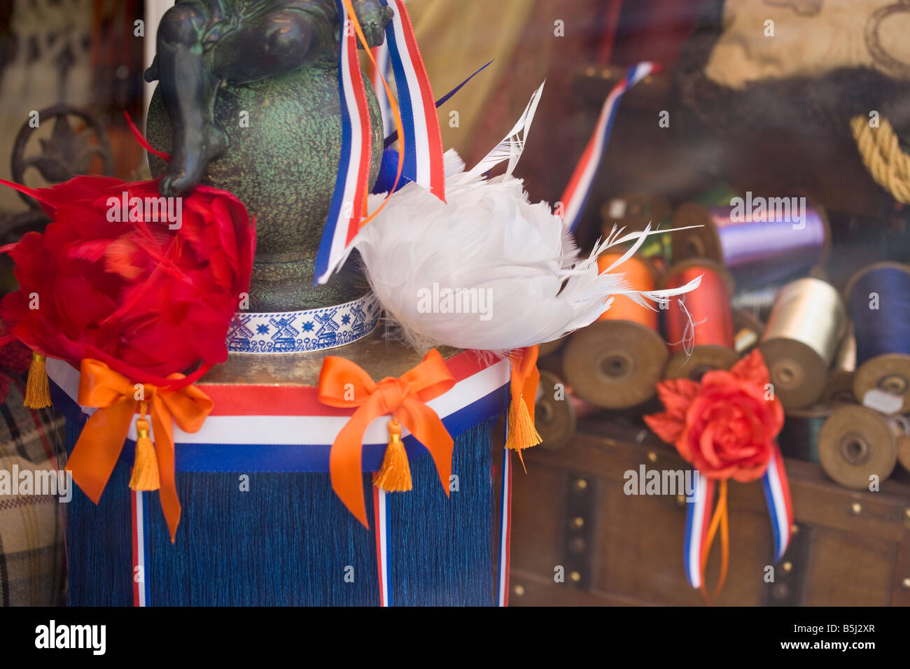 Shop window in Amsterdam Nine Little Streets, De Negen Straatjes Amsterdam popular shopping district in The Jordaan area Stock Photo