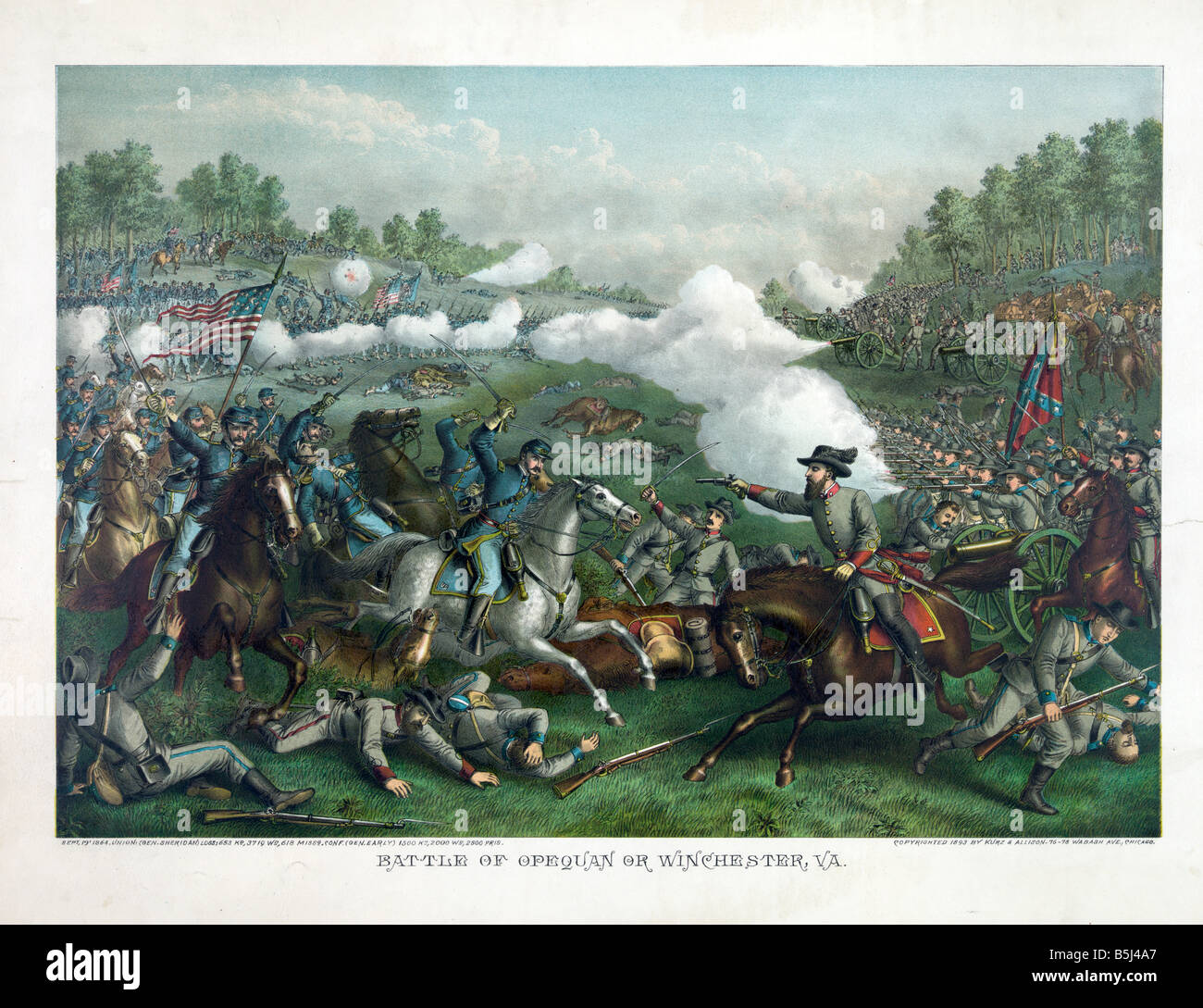 Third Battle of Winchester Stock Photo