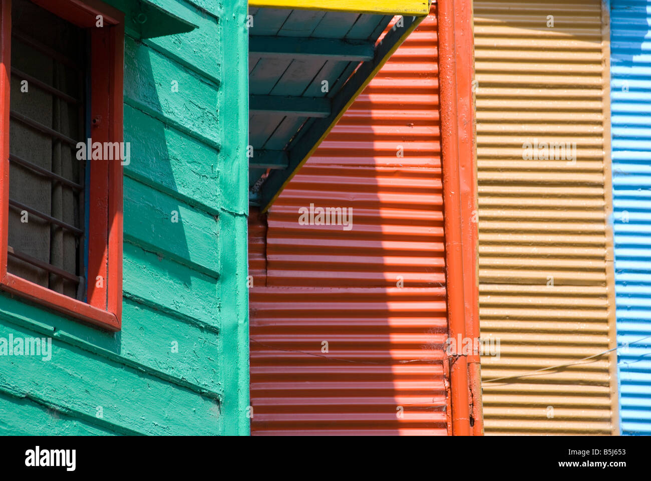 Colourful houses Caminito La Boca Buenos Aires Argentina Stock Photo