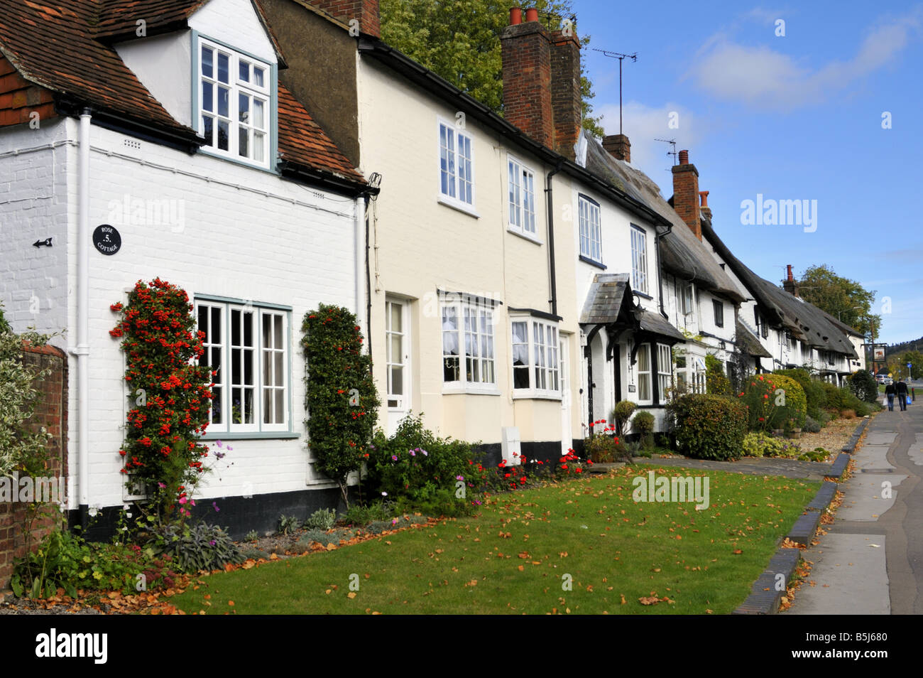 Anne Boleyn cottages at Wendover UK Stock Photo