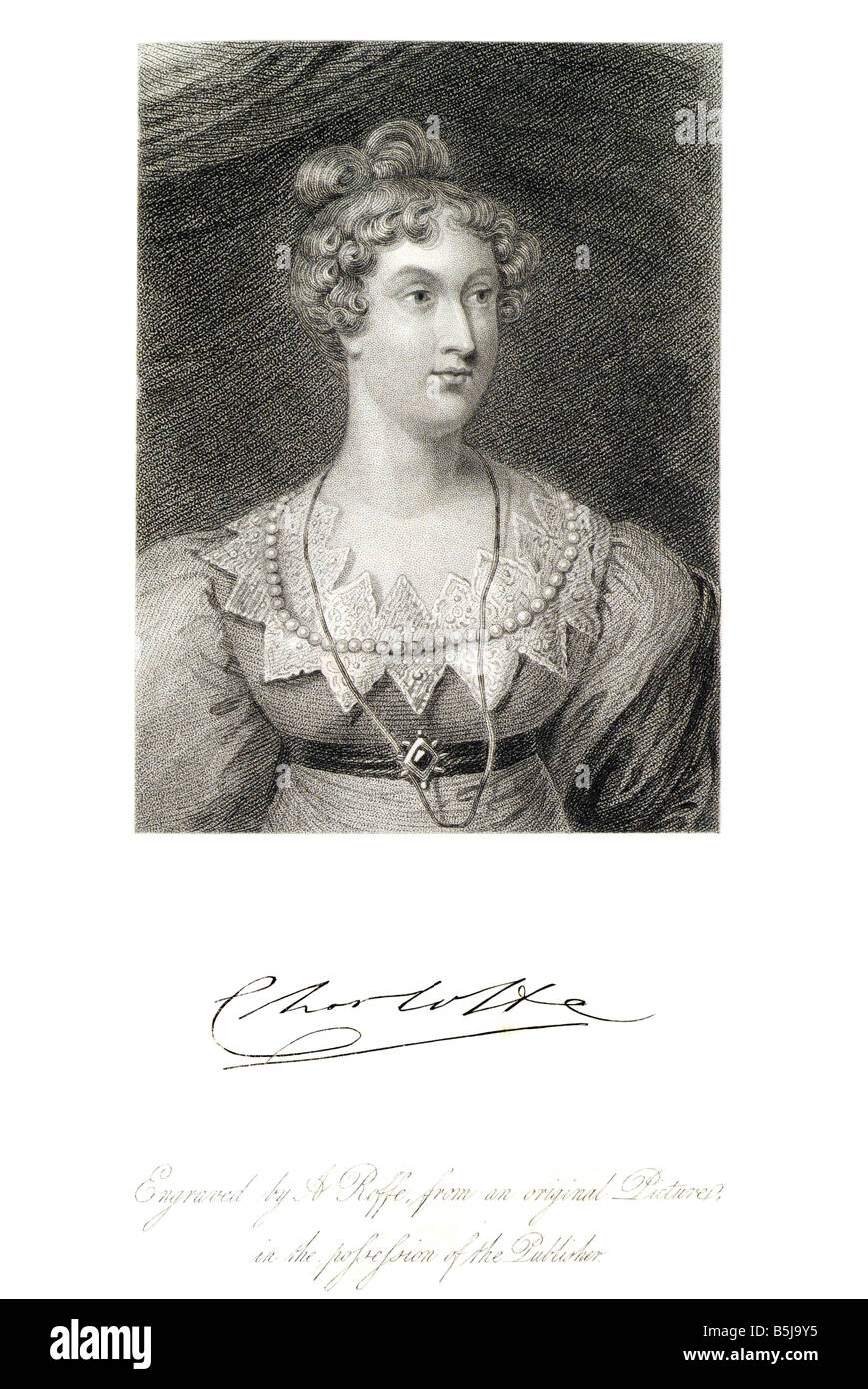The Princess Charlotte, Princess Royal (Charlotte Augusta Matilda; later Queen Charlotte of Württemberg; 29 September 1766 – 5 O Stock Photo