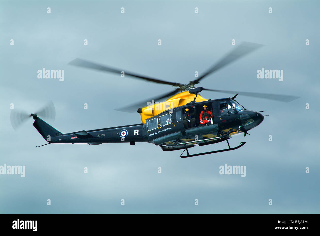 defence helicopter flying school Training Griffin HT1 Stock Photo
