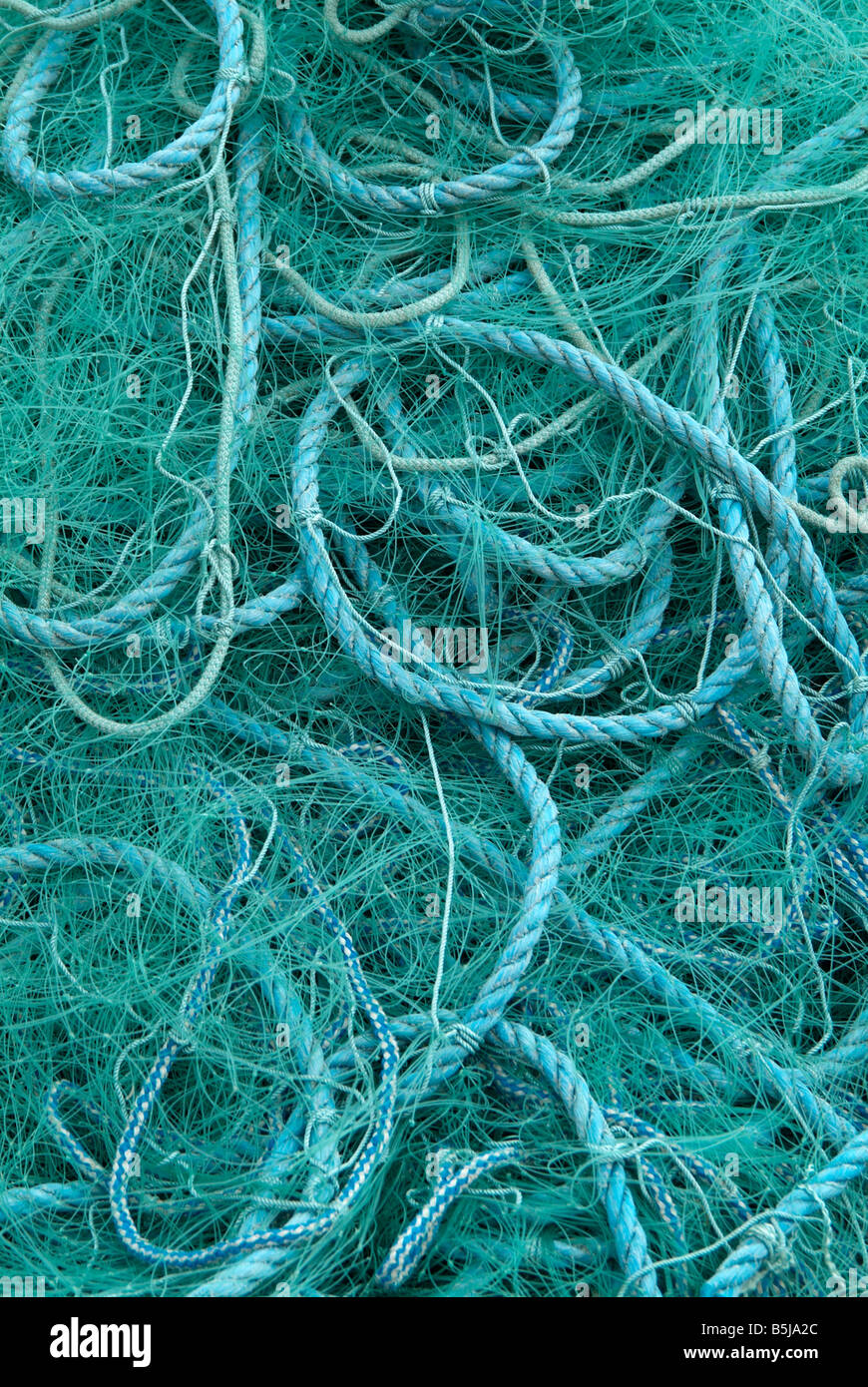 fishing nets harbour quay wall side multicolour Stock Photo Alamy
