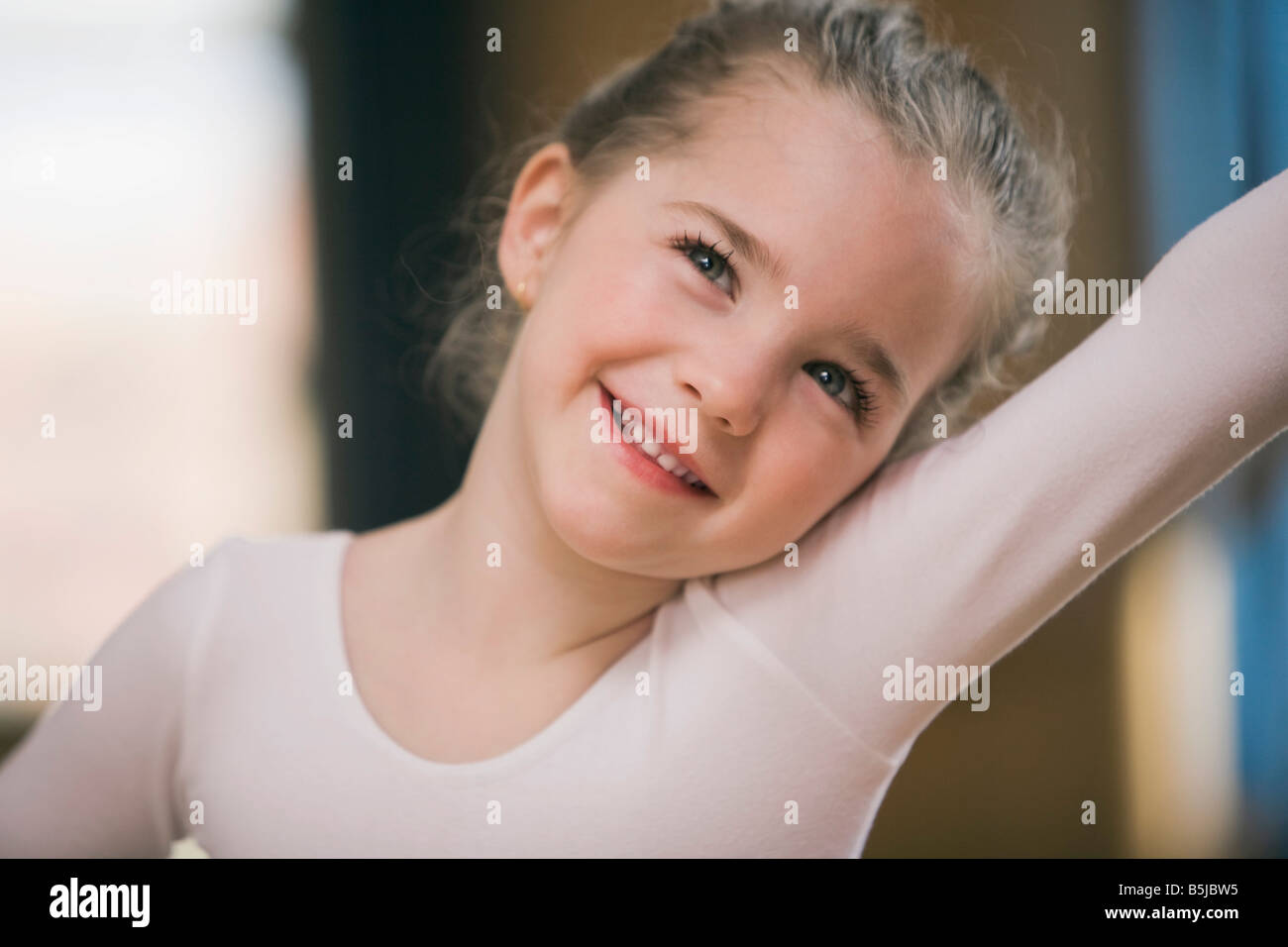 headshot of young ballet dancer Stock Photo