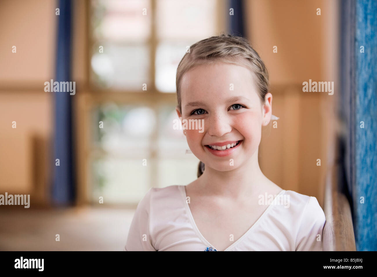 headshot of young ballet dancer Stock Photo